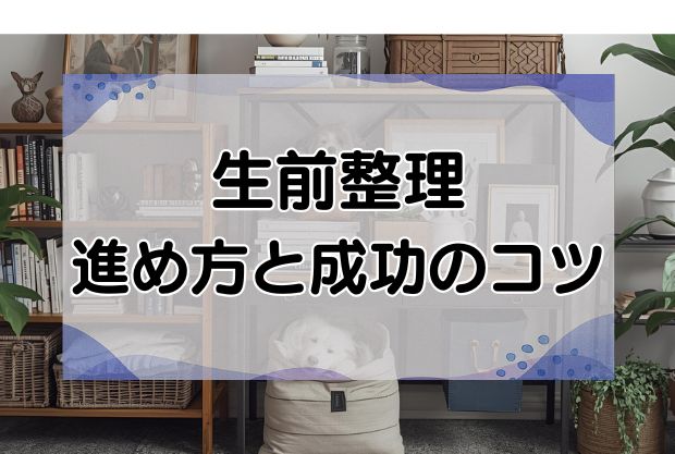 生前整理の進め方を徹底解説！何から始める？注意点と成功のコツも紹介します！