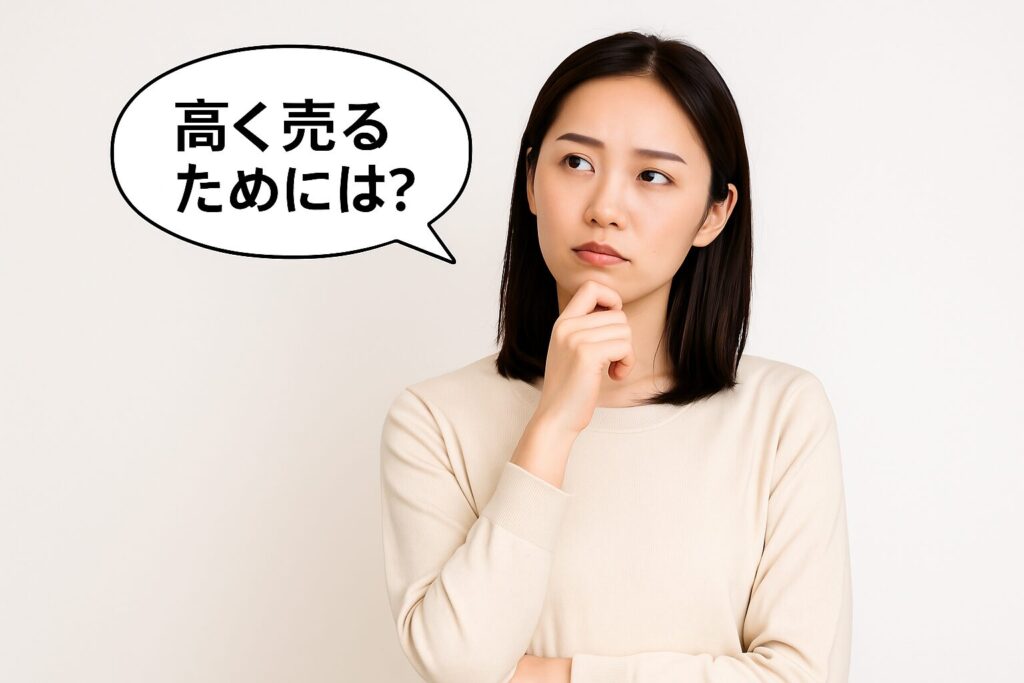 高く売るためには?